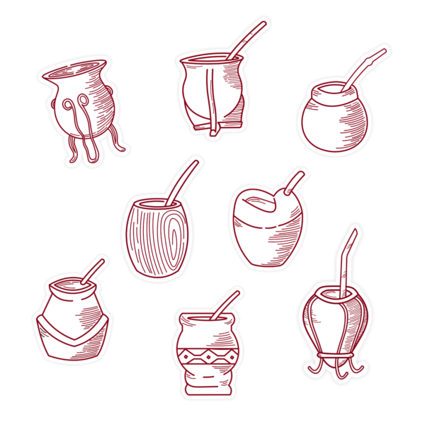 🧉 Combo stickers "Mate"